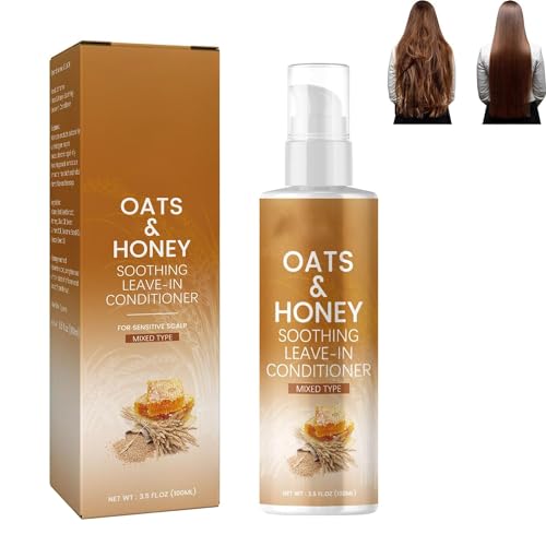 EXQST Haferflocken- und Honig-Leave-In-Conditioner Miracle Hair Leave-In-Conditioner Tiefenspülung für trockenes und strapaziertes Haar