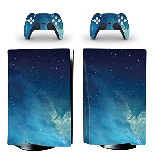 �ی� For PS5 Skin Disc Edition Anime Console And Controller Vinyl Cover Skins Wraps For Version 47265 �C�A�Ȃ��A�c�����Ȃ�(3)