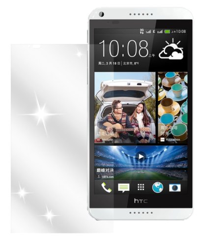 Ecultor I 6x Schutzfolie klar passend für HTC Desire 816 Folie Bildschirmschutzfolie