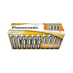Panasonic, Alkaline Power, AAA batterie alcaline, confezione da 30, Micro, LR03, 1.5V, 7 anni in magazzino, per telecomandi, bilance, orologi, energia affidabile e duratura
