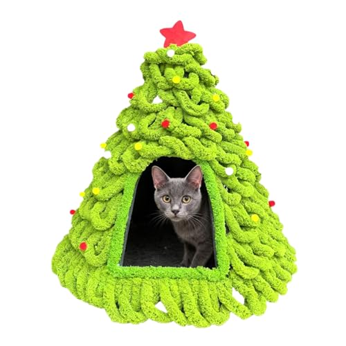 Lit chaud d'arbre de Noël pour chat, le cadeau idéal pour chiot - 8