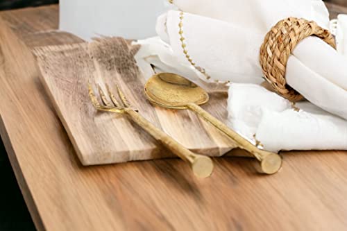 Rattan Napkin Rings Set Of 12, Napkin Ring Holder For Thanksgiving, Christmas, Party Decoration, Dinning Table, Everyday Gatherings, Napkin Rings Bulk - Natural Rattan #TOP4