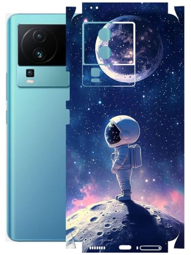 Image of AtOdds - Full Body Back Screen Guard Protector Film - Lamination Wrap Skin Sticker Compatible with IQOO NEO 7 PRO (5G) | Scratchproof Matte Finish (Moon)