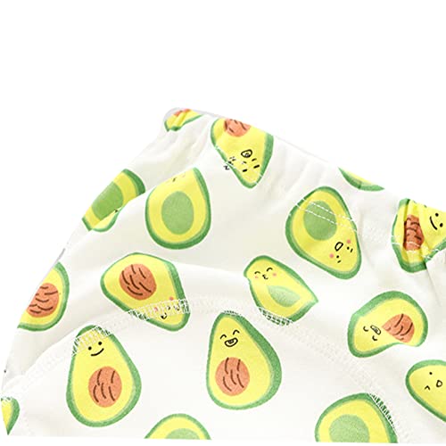 Image of Unisex Potty Underwear Cotton Toddler Boys and Girls Pee Training Underpants Waterproof Reusable Pants 6-Pack