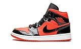 Jordan Womens WMNS Air Jordan 1 Mid BQ6472 600 Hot Punch - Size 7W