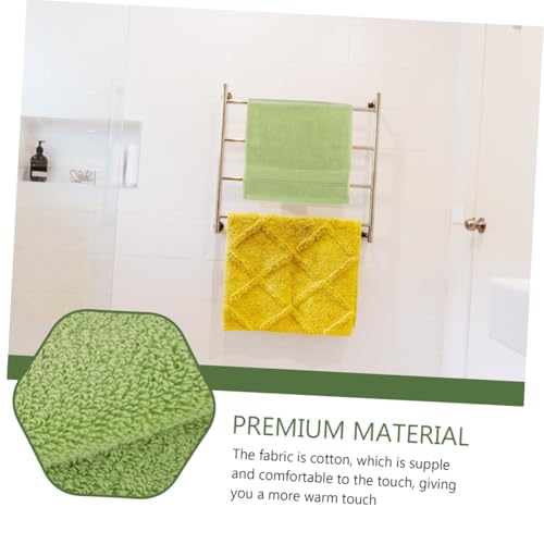 Serviettes Carrées pour Bébé 100% Coton Absorbant et Lavable 5 Pièces - 3