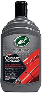 Turtle Wax 53341 Hybrid Solutions Ceramic Polish & Wax 500ml - All In One Scratch & Swirl Removal Treatment Delivers Long Lasting Clarity, Shine, Protection & Water Beading
