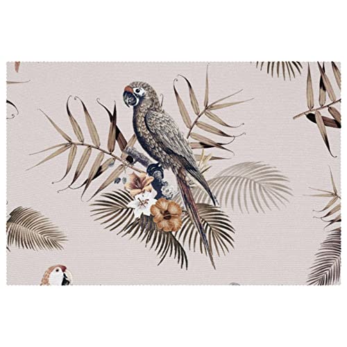 Set de table perroquet tropical anti-chaleur pour protéger votre table des taches - 2