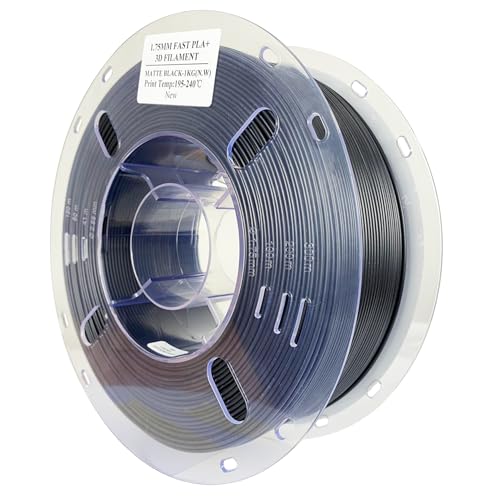 Image of EPAX High Speed PLA+ 3D Printer Filament, Fast PLA 3D Printing Filament, 1.75mm, Dimensional Accuracy + /- 0.03 mm, 1KG Spool (Matte Black)