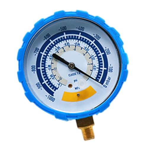 0-14psi Vacuum Gauge Stainless Steel 1/8inch Pressure for Pumps Accurate Air Gauge Automotive