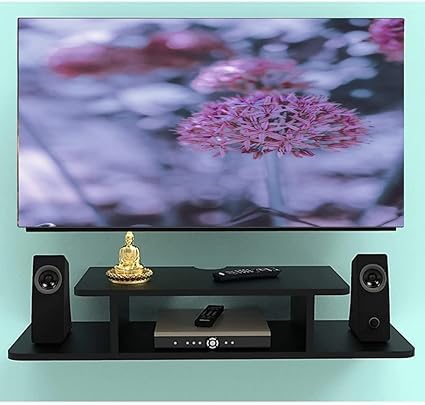 VIBE HEAVEN Wooden Wall Mounted TV Unit Stand TV Cabinet Set Top Box/tv Setup Box Stand Wall Mount,tv Stand Wall Mount,tv,tv Stand,tv Unit for Living Room,tv Stand for Living Room,tv Stand Table,-image-18