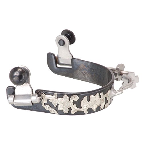 Tough 1 Royal King BS Silver Floral Bumper Spurs