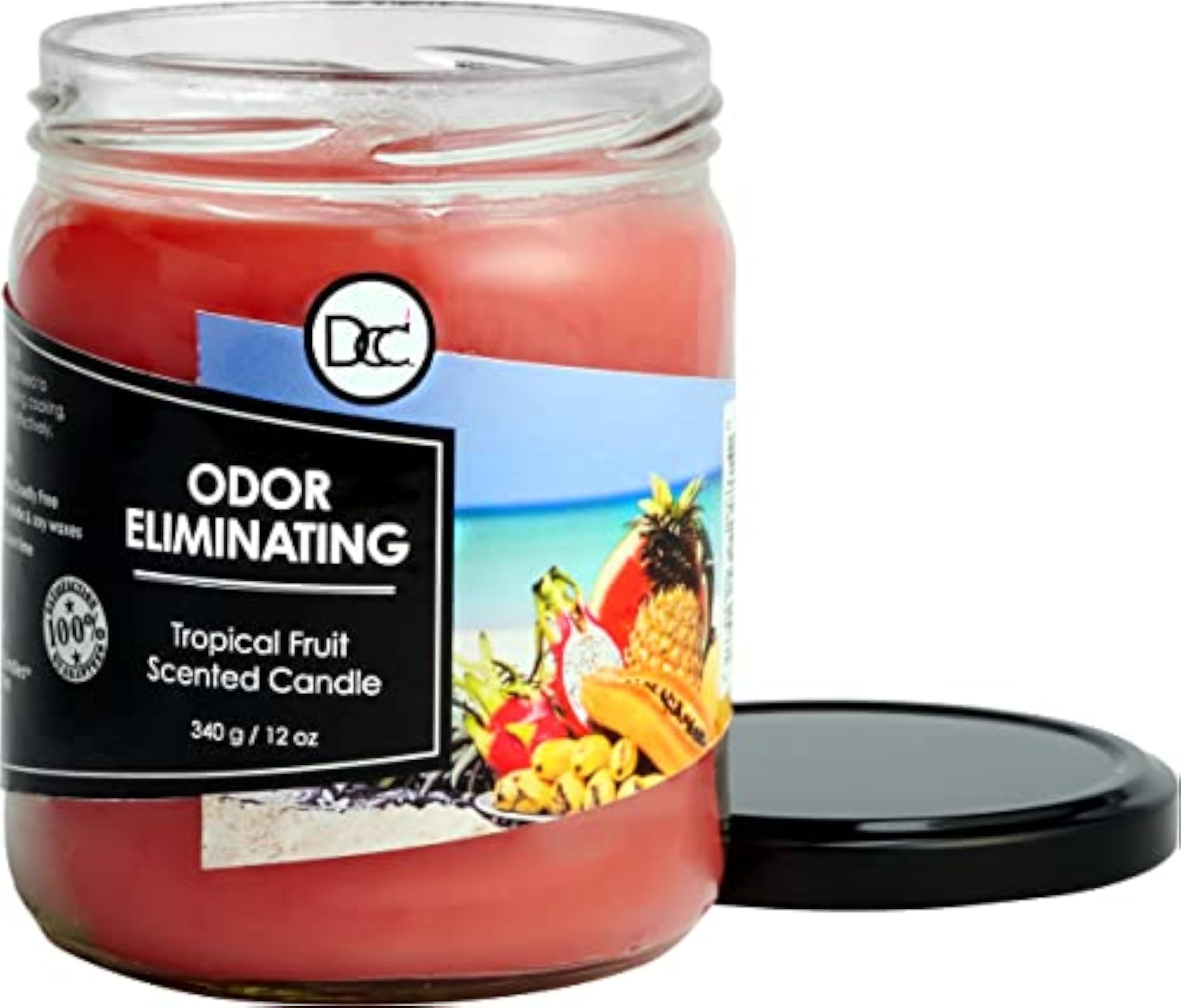 Tropical Fruit Scented Odor Eliminating Candle