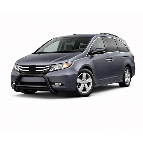 Image of Black Horse A Bar No Skid Plate Black Compatible with 2005-2017 Honda Odyssey-BBHO1A