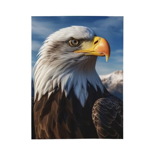 Couverture aigle à tête blanche pour des soirées cocooning chaleureuses