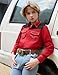 EDFTM Big Boys Western Cowboy Shirt Embroidered Long Sleeve Casual Cotton Button Down Hippie Shirts with Pockets Red 13-14 Years