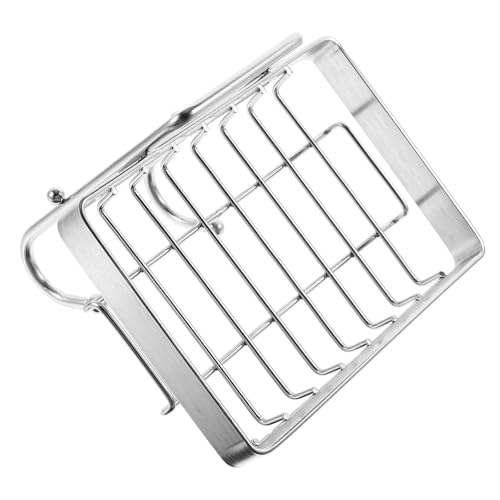 DOITOOL Jabonera de Pared Acero Inoxidable Repisa sin Taladro con Diseño Perforación Estante Ventilado y Drenaje Rápido Organizador Práctico para Baño y Ducha