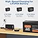 12V 50A Lithium Battery Charger, 14.6V 50A LifePO4 Battery Charger for 12.8V LiFePO4 Lithium Deep Cycle Rechargeable Battery, Multi Protections, Support Fast Charging, 12 Volt Charger for RV Boat Car