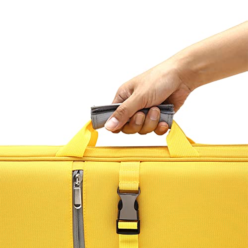 Sac à dos 4 x 4 Pool Cue Case jaune pour protéger vos flèches de billard
