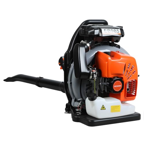 Rucksack Laubbläser Benzin 65cc 2-Takt, 2,3 kW, 700 CFM...