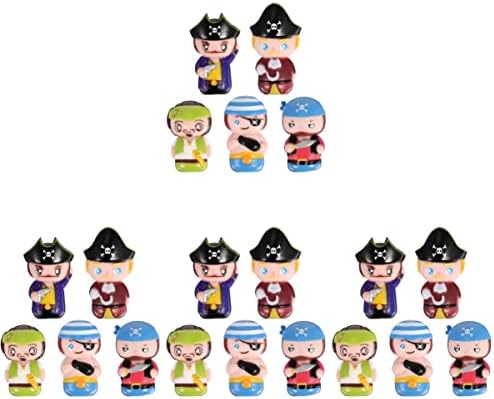 20pcs Bag Goodie Puppets Favors Stuffer Story, Game Design Adventure Great Playtime Finger Party Trick People Theater Children Decorative Fun Plastic Toy Puppet Lovely Fillers