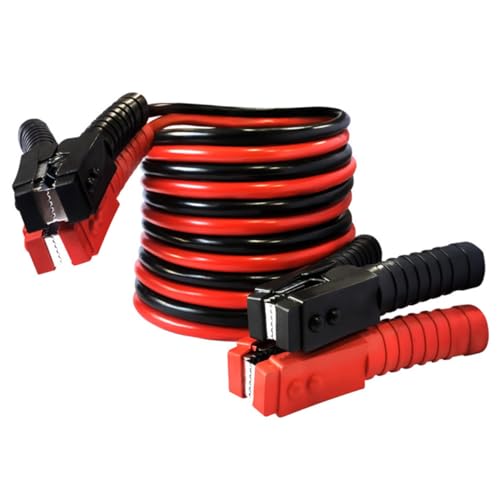 EPIGEIST Cavi Avviamento Batteria Auto Morsetti Isolati in Gomma Cavo Rinforzato Metri per Avviamento Rapido Veicoli Benzina Heavy Duty Booster Jumper Cable