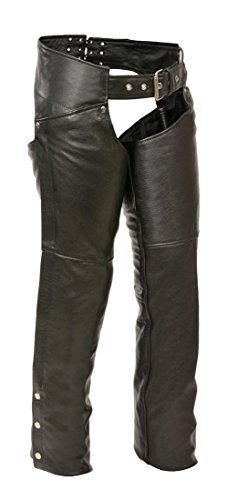 Womens Classic Leather Hip Pocket Chaps