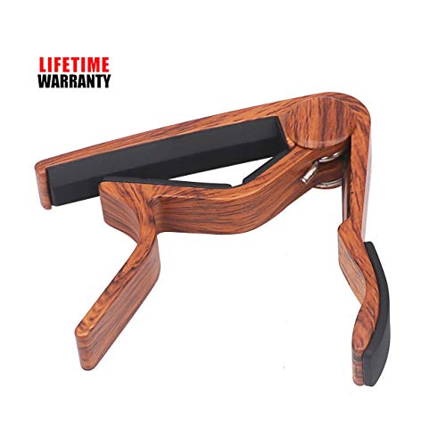 Wingo Pro Ukulele Capo For Soprano Concert Baritone,Rosewood. #TOP7