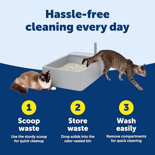 Arenero para múltiples gatos PetSafe tamaño extra grande miniatura 5