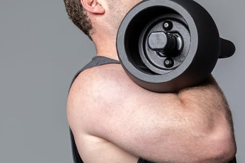 Rep Fitness Adjustable Kettlebell | 24 kg | Weight Set for Home Gym | Strength Training Equipment for Men & Women | Compact Steel Bell with Ergonomic Handle