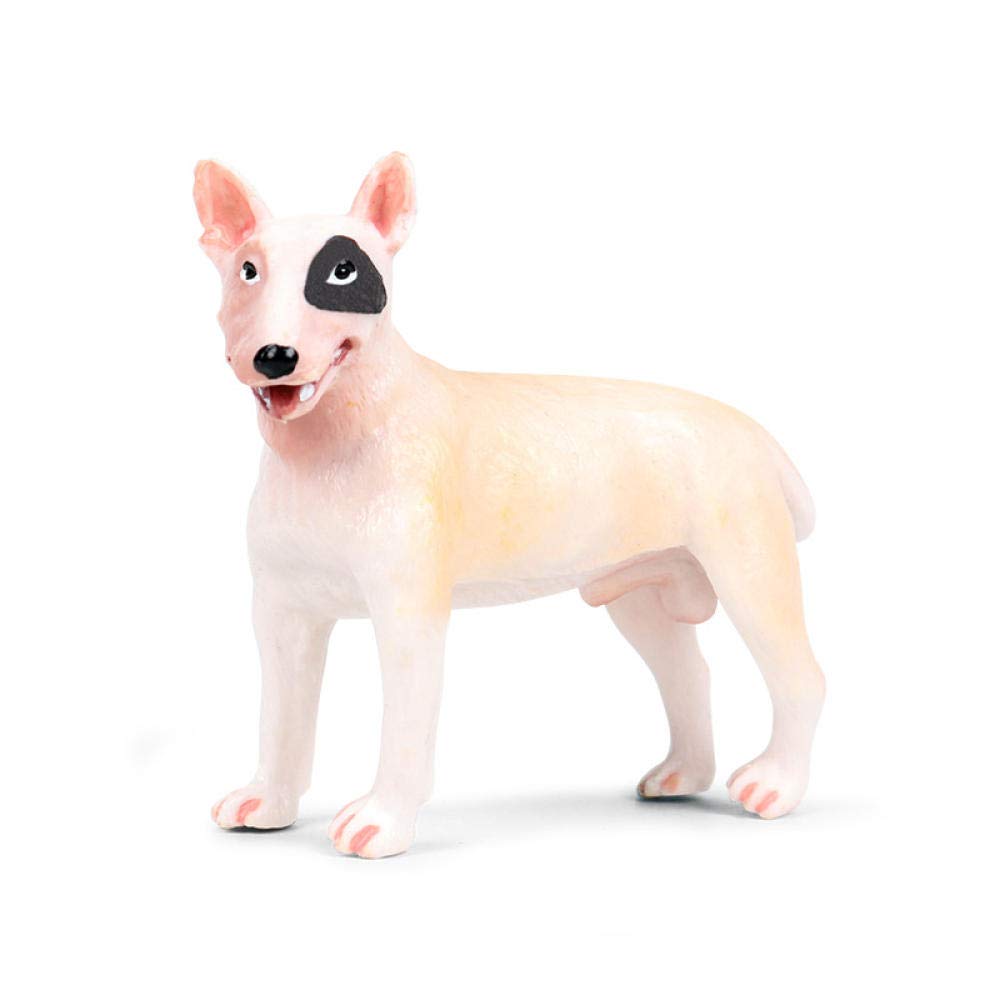 Ornements chien en plastique solide : statue animaux durable pour décorer sans risque de casse