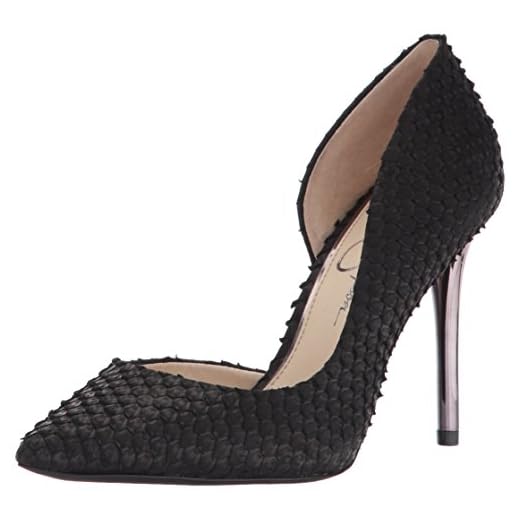 Jessica Simpson Women's Lucina Pump, Black, 8.5 Medium US