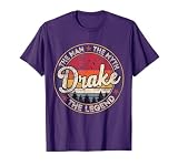 Drake The Man The Myth The Legend Personalized Name T-Shirt