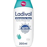 Ladival Après - Gel de cuidado para pieles alérgicas - Crema solar refrescante e hidratante para alergias al sol y acné de Mallorca, para pieles sensibles, adultos y niños a partir de 6 meses, 200 ml