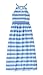 Gymboree Big Girls' Blue Green Stripe Maxi Dress