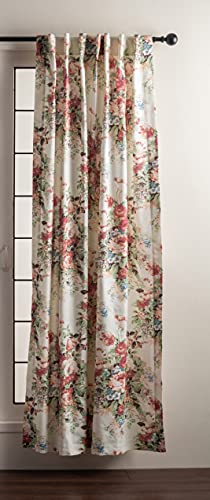 Maison D' Hermine Tailored Curtain 100% Cotton One Panel 50"X96" Curtains, Easy Hanging With A Rod Pocket & Loop For Living Rooms Bedrooms Offices, Abbeville - Spring/Summer #TOP5