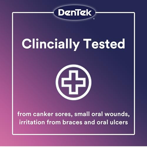 DenTek Canker Relief Canker Sore Patch Relieves Canker Pain, 6 Count (Pack of 1)