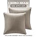 INK+IVY Single 100% Cotton Euro Sham - European Square Decorative Pillow Cover, Hidden Zipper Closure (Pillow Insert NOT Included), Camila, Quilted Taupe 26