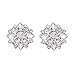 Casualfashion Shining Crystal Shoes Clip Women's High Heel Rhinestone Shoe Buckle Decoration,1 Pair (White)