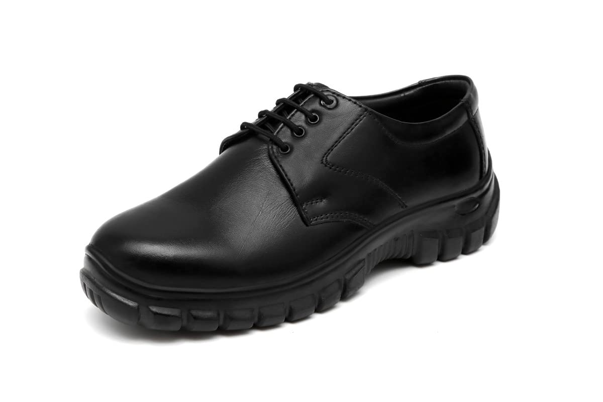 ARAMISH Real Leather Safety Shoes for Men - 7 UK Black (B0C2CCMP2N) Amazon Price History, Amazon Price Tracker