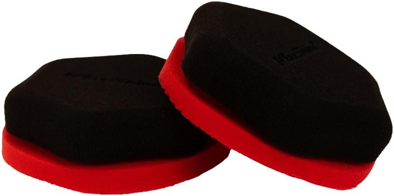 Maxshine Honeycomb Foam Precision Wax Applicator – 2-Pack | Soft High-Density Hexagonal Foam Pads for Car Wax, Polish, Sealant | Reusable, Lint-Free, Scratch-Safe Auto Detailing Tool