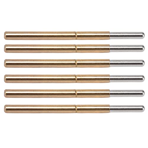 Image of 100PCS Spring Test Probes Pogo Pins, 2.5mm Round Head Brass Stainless Steel, 3.18mm Test Distance for PCB Circuit Board
