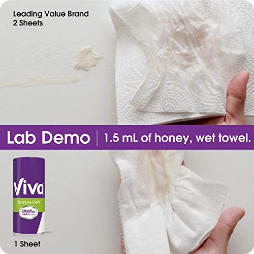 Image of Viva Signature Cloth Choose-A-Sheet Paper Towels, Soft & Strong Paper Towels for Ultimate Clean, White, 6 Big Rolls (Equal to 9 Regular Rolls)