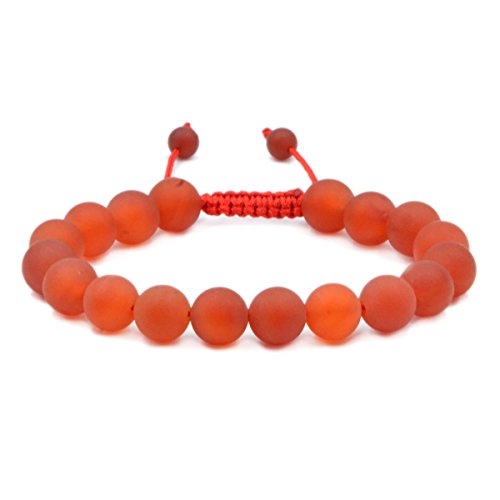 Image of AD Beads Natural 10mm Gemstone Bracelets Healing Power Crystal Macrame Adjustable 7-9 Inch