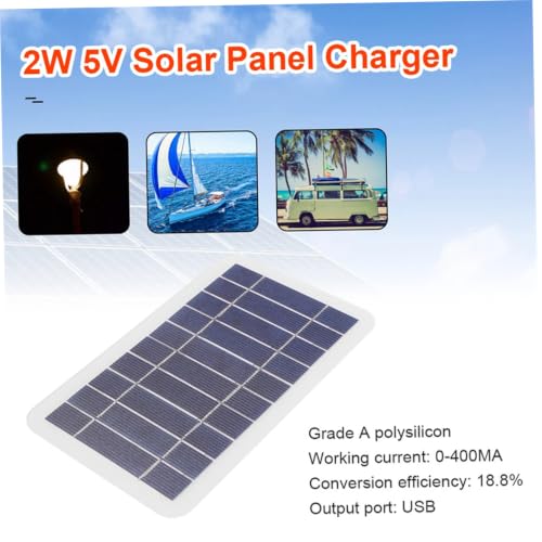 Panel solar para viajes al aire libre y acampadas con USB 5