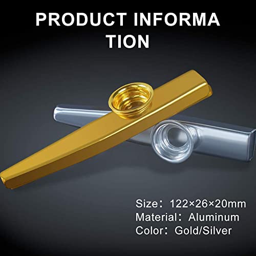 Kazoo, Kazoo Instrument, Cazou, Kazoo Enfant, Kazoo Métal, Kazoo pour Enfants Cadeau Accompagnement Instrumental, 2… - Les Beatles, Paul McCartney, John Lennon, RIngo Starr, George Harrison Kazoo, Kazoo Instrument, Cazou, Kazoo Enfant, Kazoo Métal, Kazoo pour Enfants Cadeau Accompagnement Instrumental, 2… – Image 3