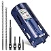 DaduoRi Pro 117mm x 240mm Core Drill Bit Set, Includes 3 Adapters(240mm & Regular SDS Plus, Hex), 2 Extra Long Centre Bits - For Deep Holes in Concrete, Brick Block, Stone - 1/2" BSP (For hole 115mm)