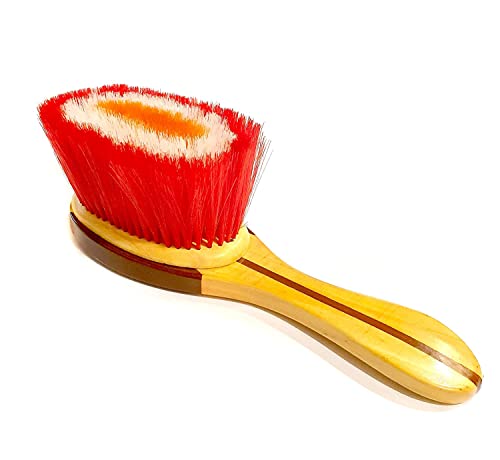 Image of Wooden Long Handle Soft Bristle Multipurpose Dusting Cleaning Brush for Sofa, Clothes, Blanket, Curtains, Home, and Household Cleaner Brushes (M4)