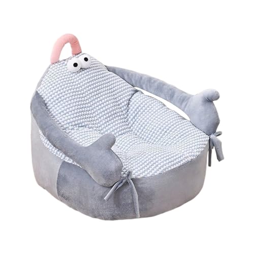 Generico Divano Lettino per Gatti, Lettino Rilassante per Cani e Gatti di Taglia Piccola Media, Letto Rilassante Riscaldante per Interni Esterni con Struttura Interna per Salotto Giardino