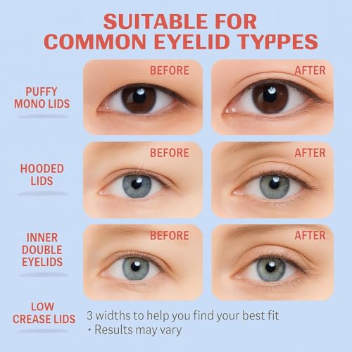 Eyelid Tape for Hooded Eyes Invisible 600Pcs, Waterproof Eyelid Lifter Strips for Natural-Looking, All-Day Wear,Say Goodbye to Single Lids,Sagging Eyelids - Thumbnail 5